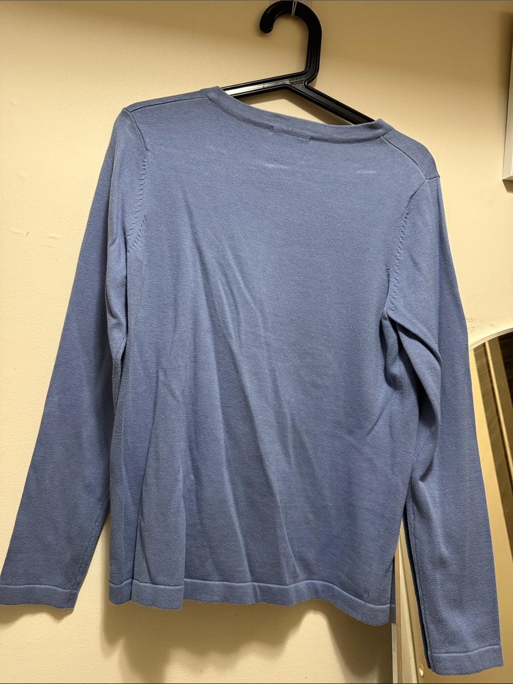Northern Reflections Soft Blue Button-Front Cardigan Jacket - Picture 4 of 4